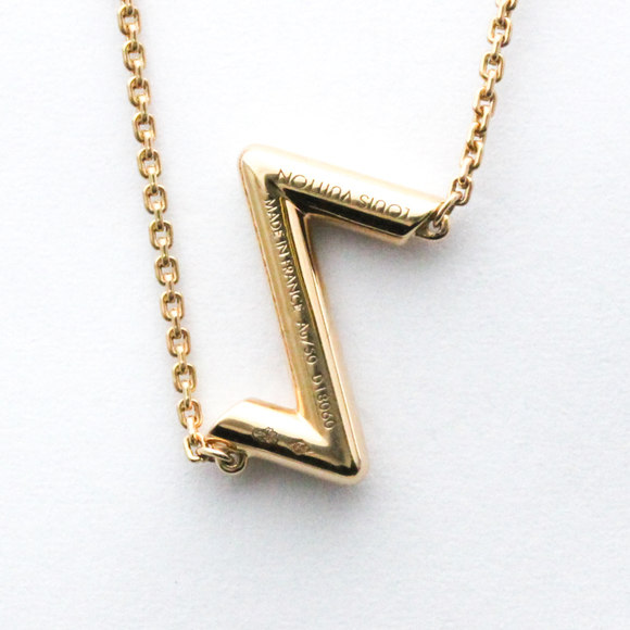 LOUIS VUITTONPolished LV Volt Upside Down Pendant 18K Pink Gold Q93809 BF562316 - Picture 5 of 9